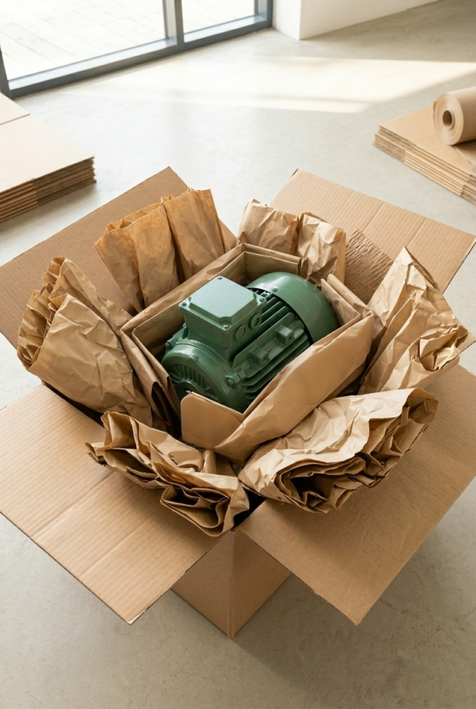  KRAFT eco-friendly kraft paper void fill cushioning for protective packaging, sustainable shipping solution