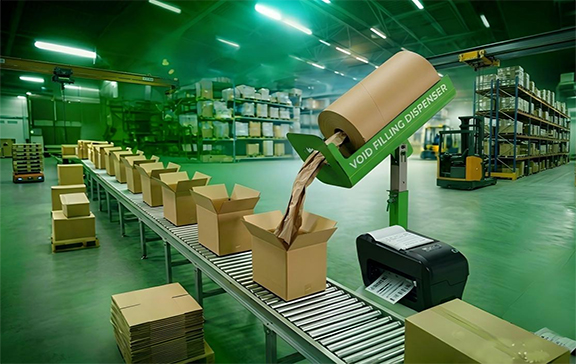 Manual Void Paper Dispenser in Warehouse Manual Void Paper Dispenser in Warehouse