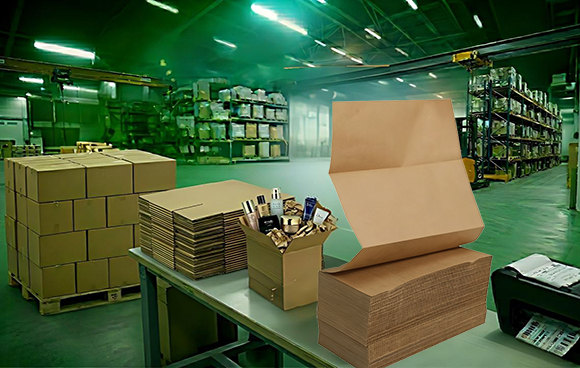 Fanfold Kraft Paper for Void Filling Packaging Fanfold kraft paper, raw material for void filling packaging